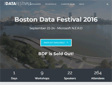 Tablet Screenshot of bostondatafest.com